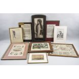 Konvolut verschiedene Drucke / A collection of various prints, 19./20. Jh.