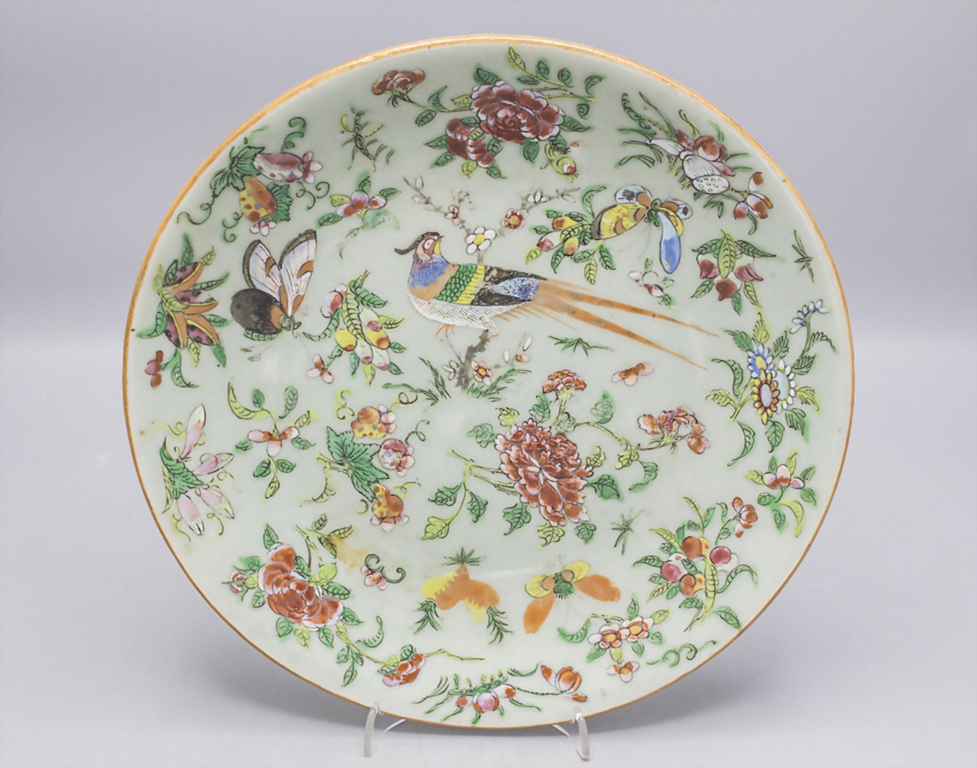 Paar Teller / Two porcelain plates, China, Qing Dynastie (1644-1911), 19. Jh. - Image 5 of 7