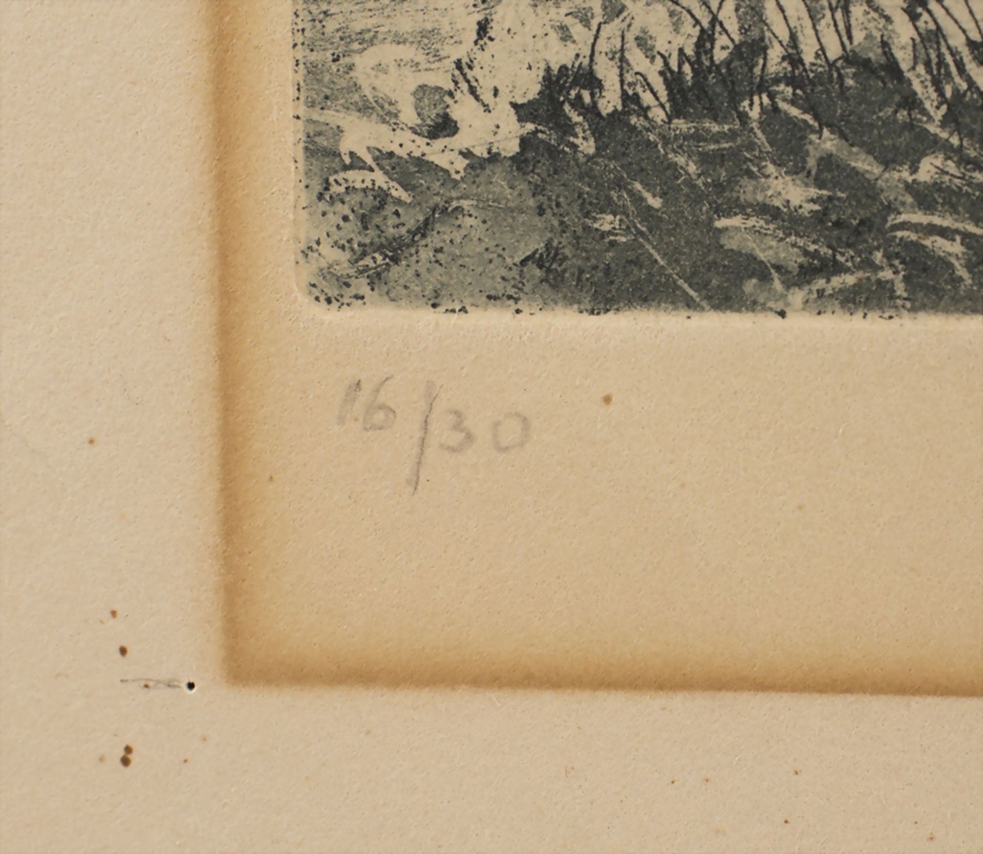 Leo Horst (19.-20. Jh.), 'Alpenansicht und Seelandschaft' / 'An Alpine view with lake landscape' - Image 4 of 4