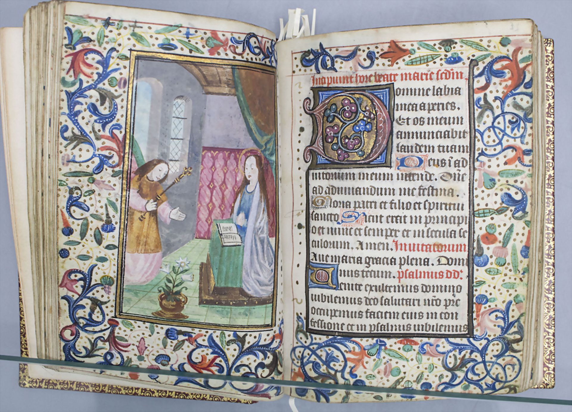 Pracht-Manuskript, Stundenbuch / A gothic splendid book of hours with illuminations, wohl ... - Bild 15 aus 33