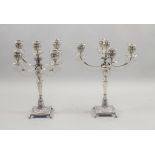 Paar Girandolen / A pair of silver candle holders, Florenz/Firenze, 20. Jh.