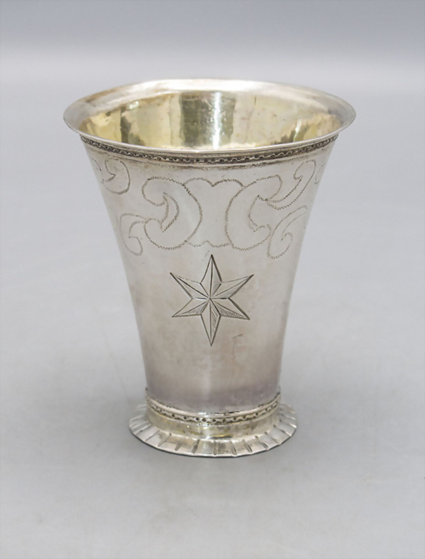 Becher / A silver beaker, Lulea, Schweden, um 1780