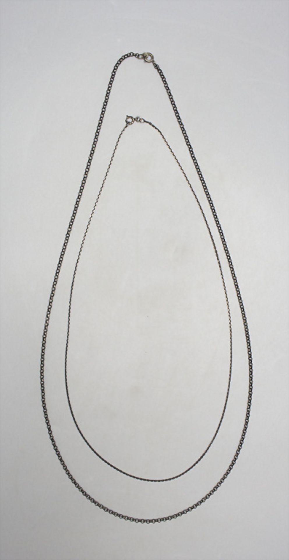 2 Silberketten / 2 silver necklaces - Image 3 of 3