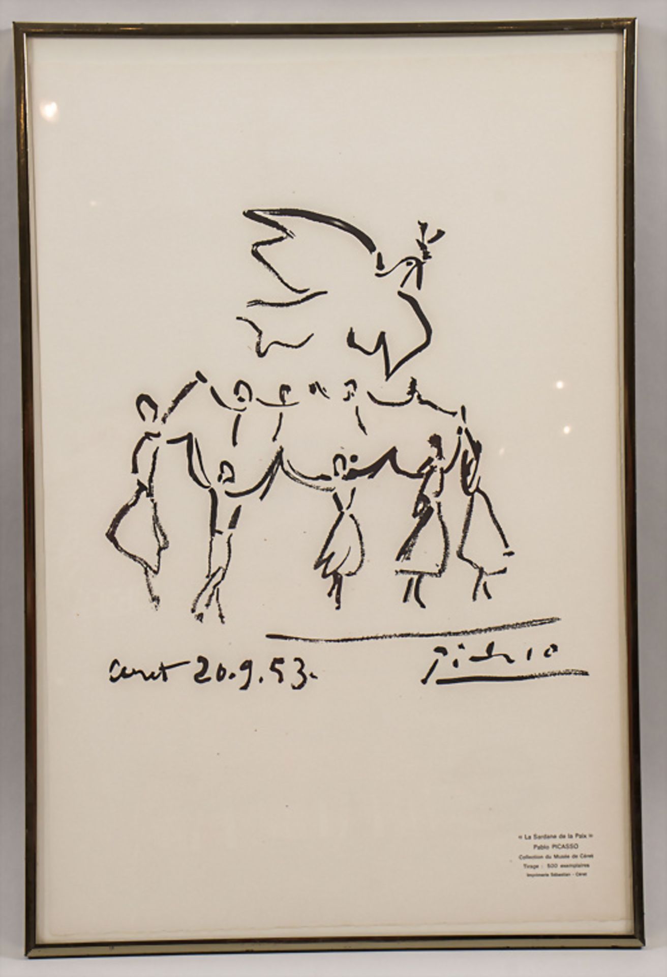 Pablo PICASSO (1881-1973), 'La Sardane de la Paix', Collection du Museé de Céret - Bild 2 aus 5