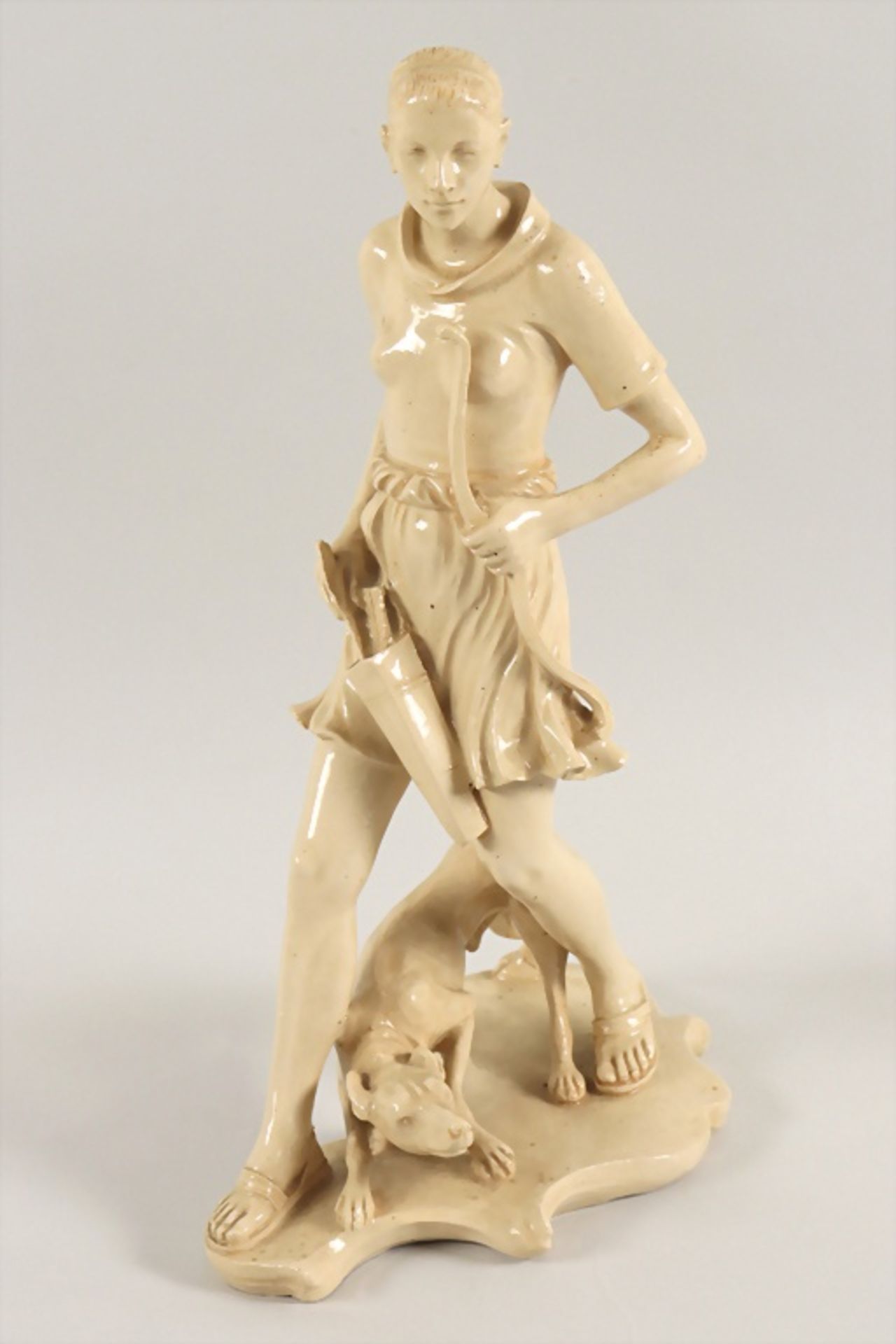 Art Déco Steinzeug Figur 'Diana' / An Art Deco stone ware figure 'Diana', 1946
