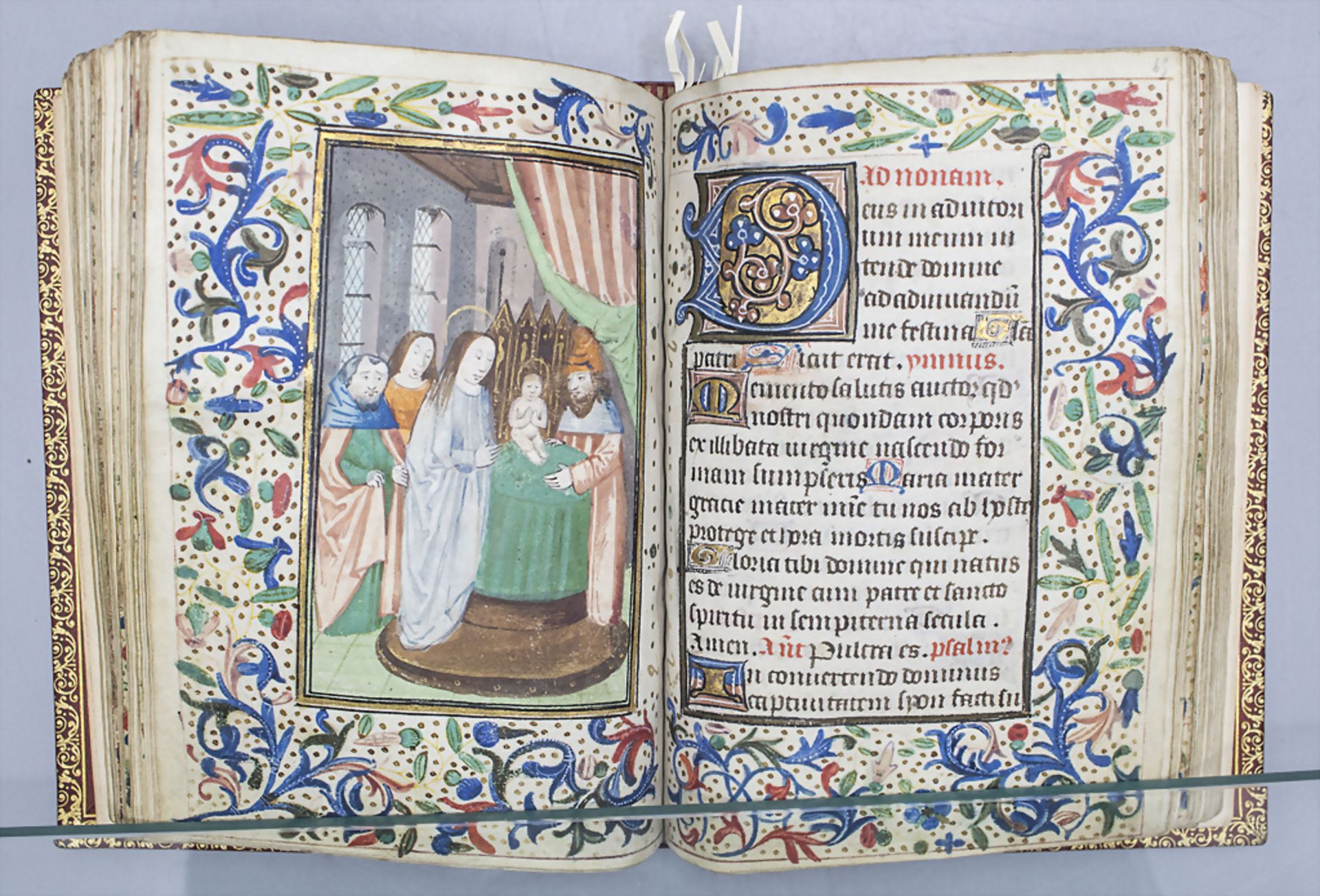 Pracht-Manuskript, Stundenbuch / A gothic splendid book of hours with illuminations, wohl ... - Bild 20 aus 33