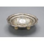 Art Déco Silberschale / An Art Deco silver bowl, Frankreich, um 1900