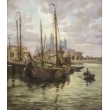 Hans HERRMANN (1858-1942), 'Ansicht Amsterdam mit Basilika St. Nikolaus' / 'A view of ...
