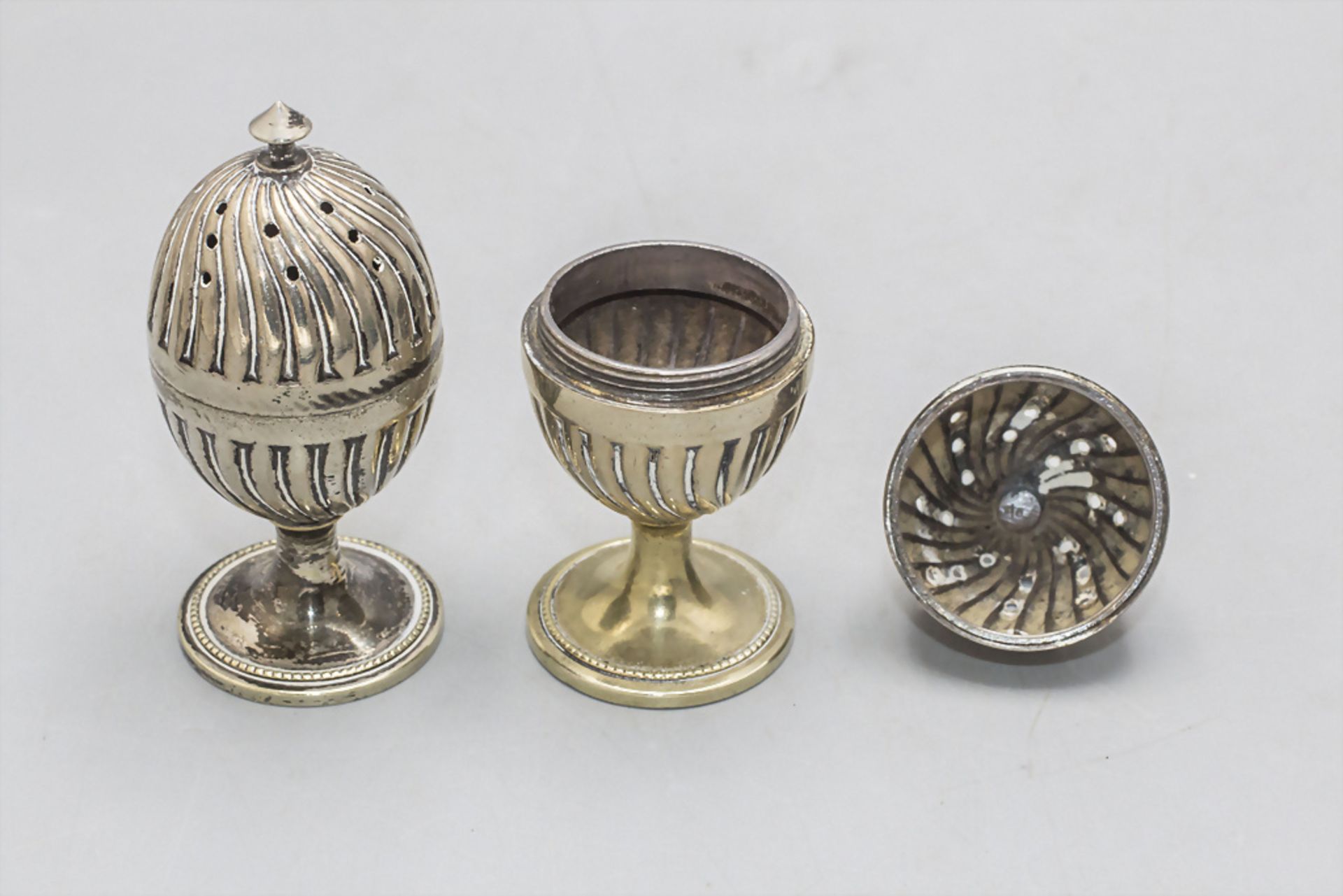 5 Salzstreuer / 5 plated salt shakers, WMF, Geislingen, um 1890 - Image 2 of 4