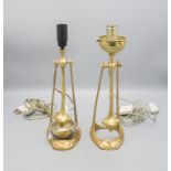 Paar Jugendstil Lampenfüße / A pair of Art Nouveau lamp bases