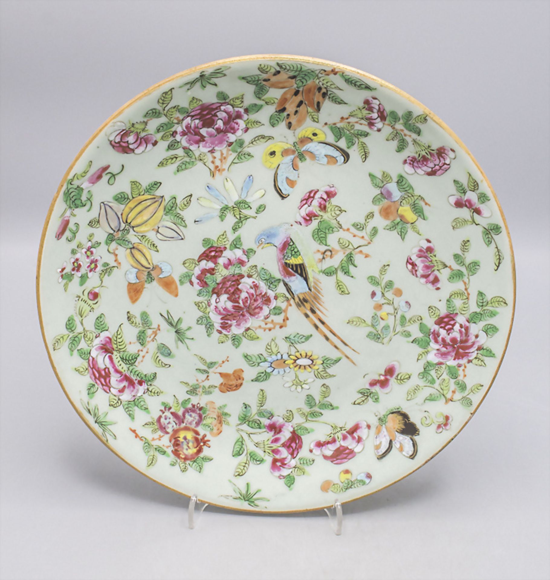 Paar Teller / Two porcelain plates, China, Qing Dynastie (1644-1911), 19. Jh. - Image 2 of 7