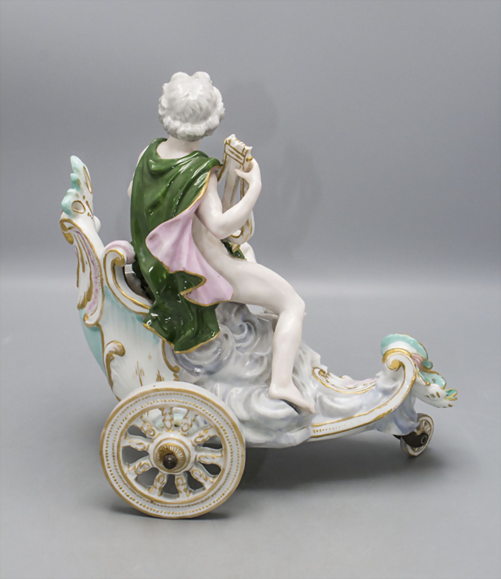 Seltenes Figurenpaar auf Streitwagen / A rare figural pair on chariots, Meissen, ... - Bild 13 aus 17