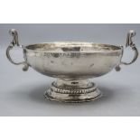 Hochzeitsschale / A silver wedding bowl / Coupe de mariage, J. Soldat, Mâcon, um 1760