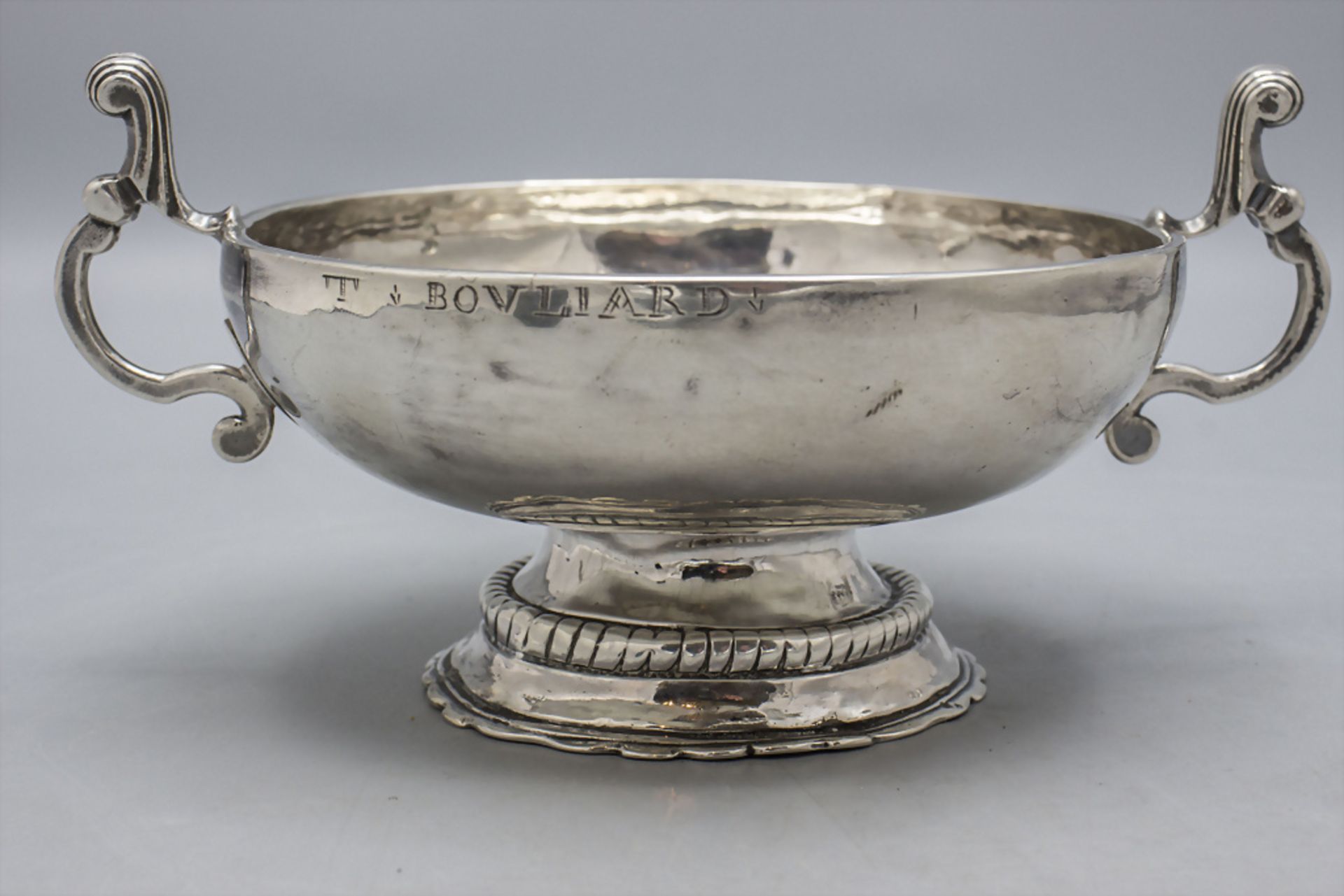 Hochzeitsschale / A silver wedding bowl / Coupe de mariage, J. Soldat, Mâcon, um 1760