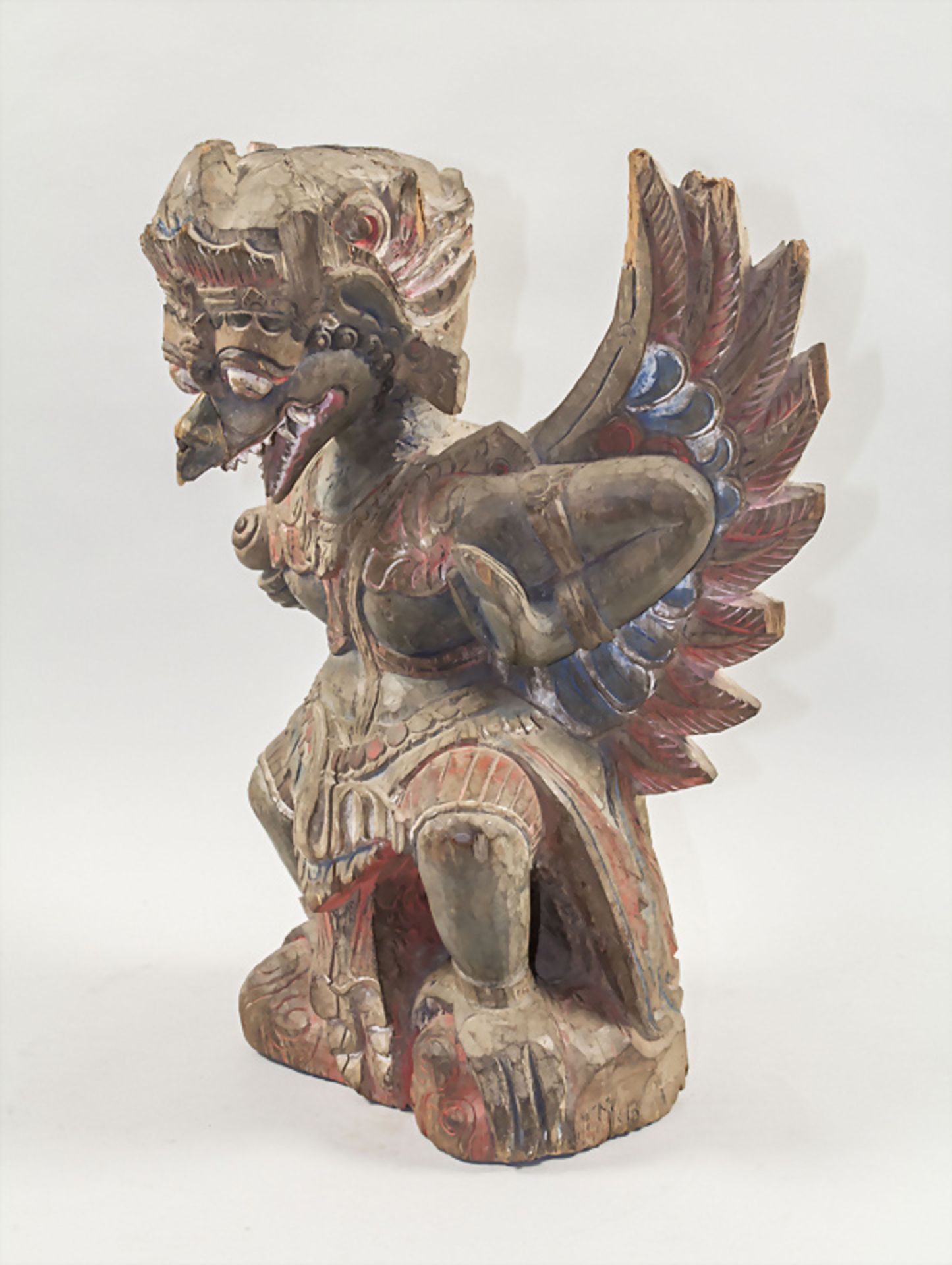 Holzskulptur Garuda / A wooden sculpture, Thailand / Indonsien - Bild 2 aus 7
