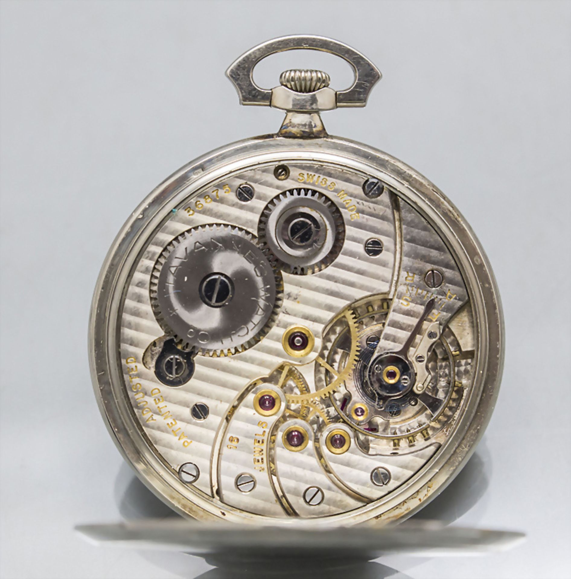 Offene Art Déco Taschenuhr / An 18 ct gold open faced watch, Tavannes Watch Co. Swiss, um 1925 - Image 2 of 4