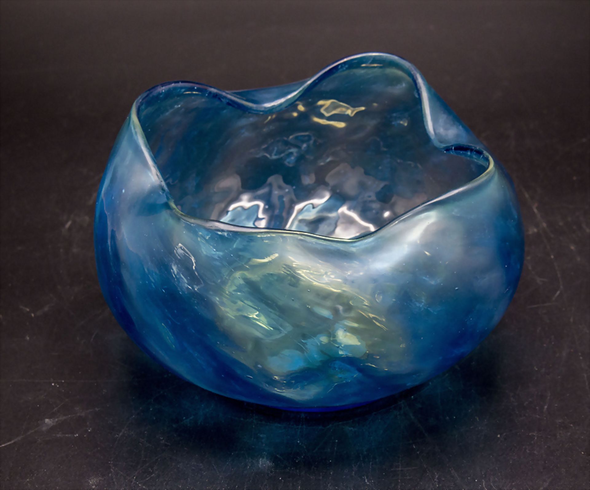 Jugendstil Schale / An Art Nouveau glass bowl, Johann Loetz Witwe, Klostermühle, um 1915