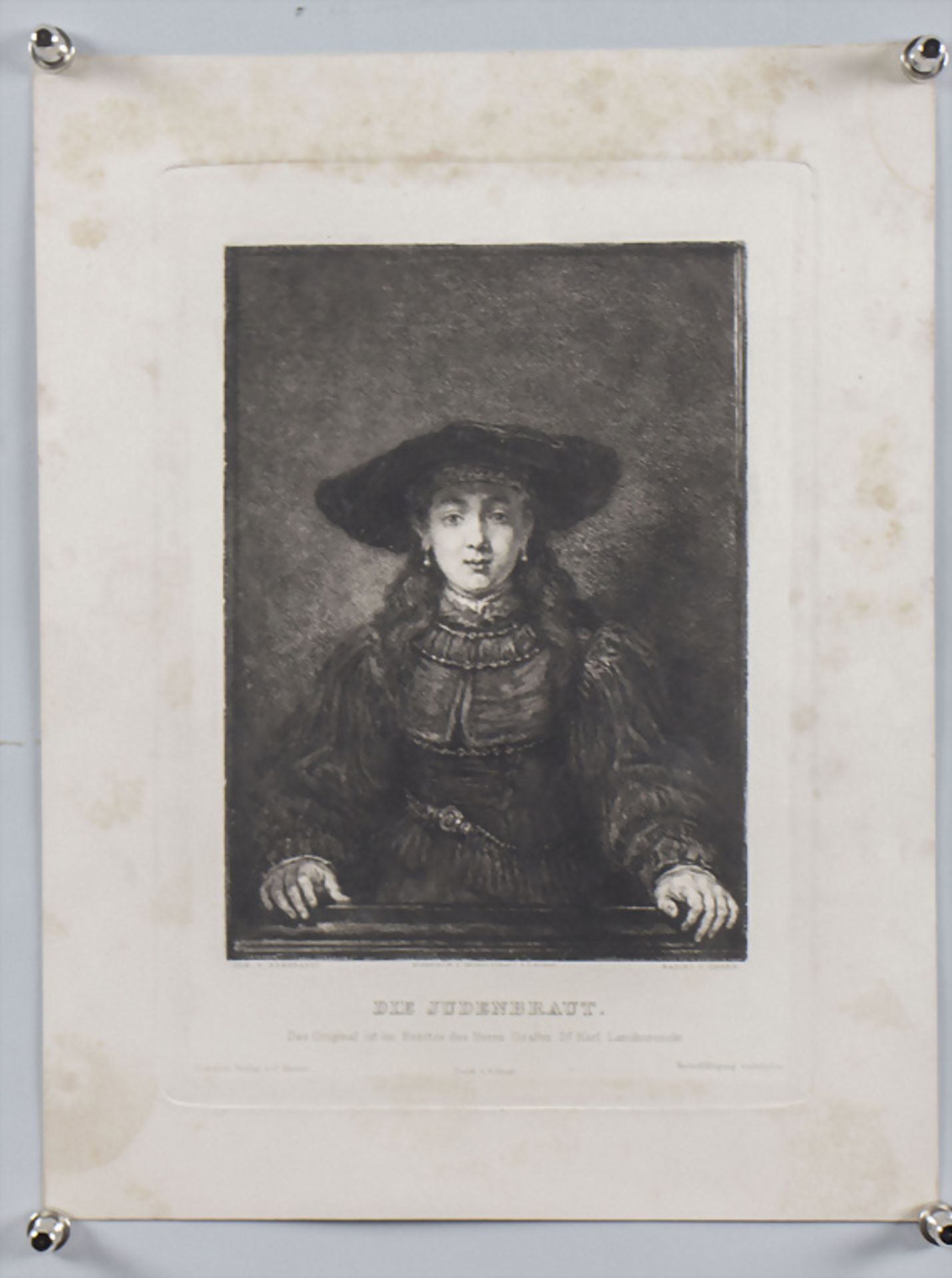 Rembrandt VAN RIJN (1606-1669), 'Die Judenbraut', Wien, 20. Jh. - Image 2 of 4