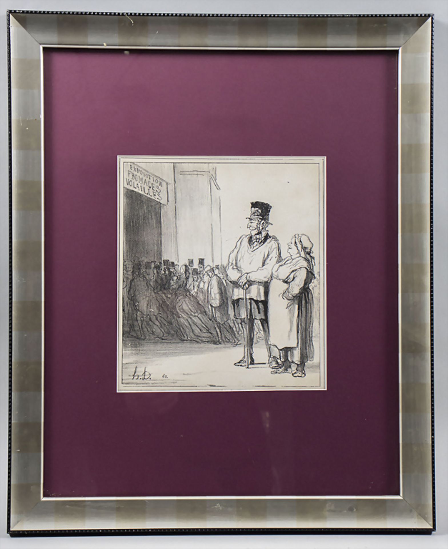 Honoré DAUMIR (1808-1879), 'Sag mal Mann' - Bild 2 aus 5
