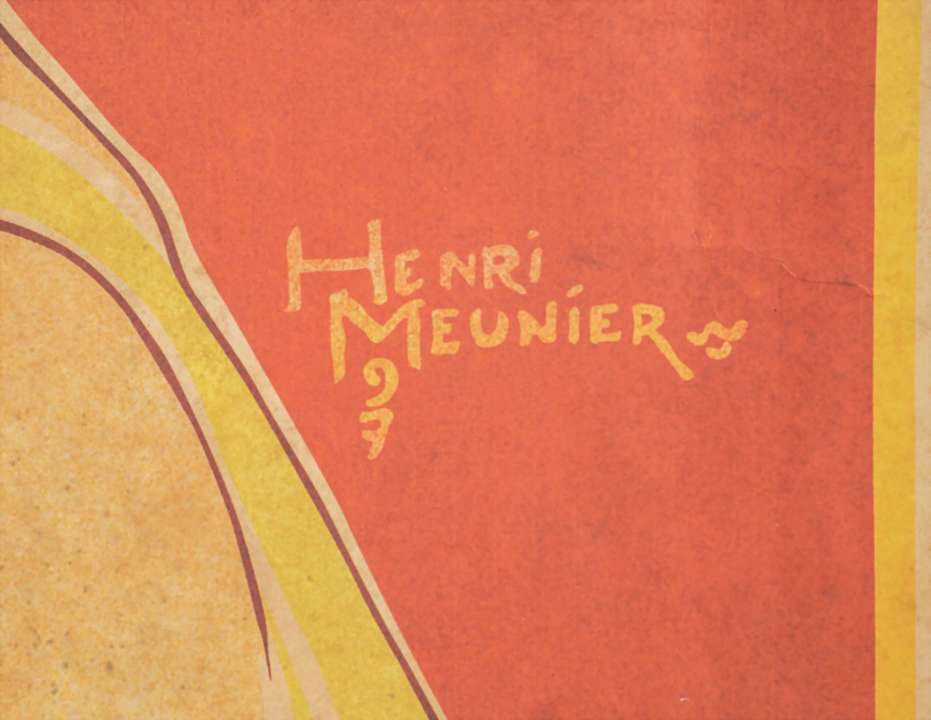 Jugendstil Werbeplakat 'Rajah Kaffee' / An Art Nouveau advertising poster, Henri Meunier, ... - Image 2 of 5