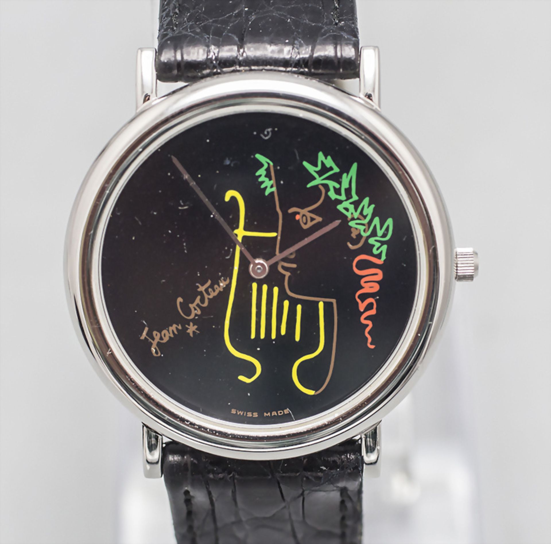 Zwei Armbanduhren / Two silver wrist watches, Jean Cocteau, Corum, Swiss/Schweiz - Bild 4 aus 7