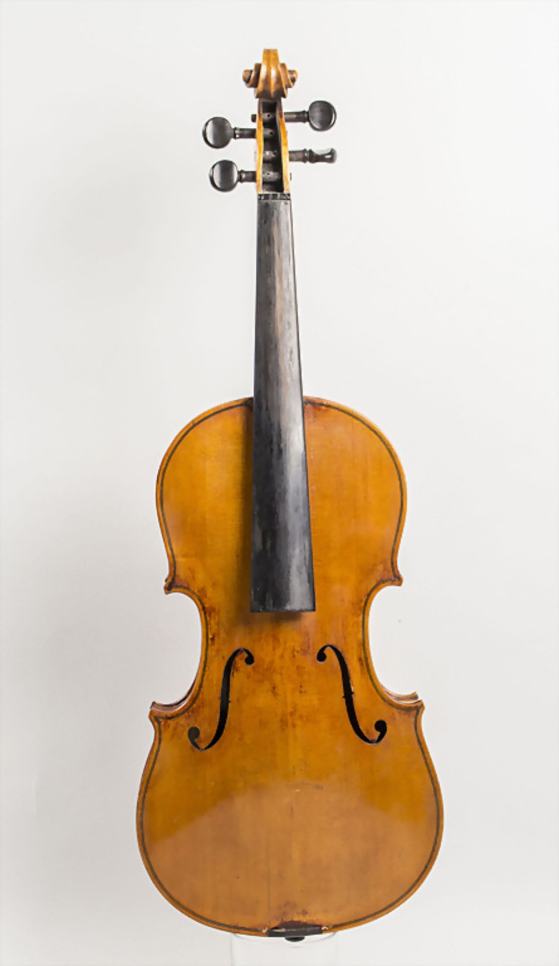Violine / A violin, August Wunderlich, Markneukirchen, um 1900 - Image 5 of 9