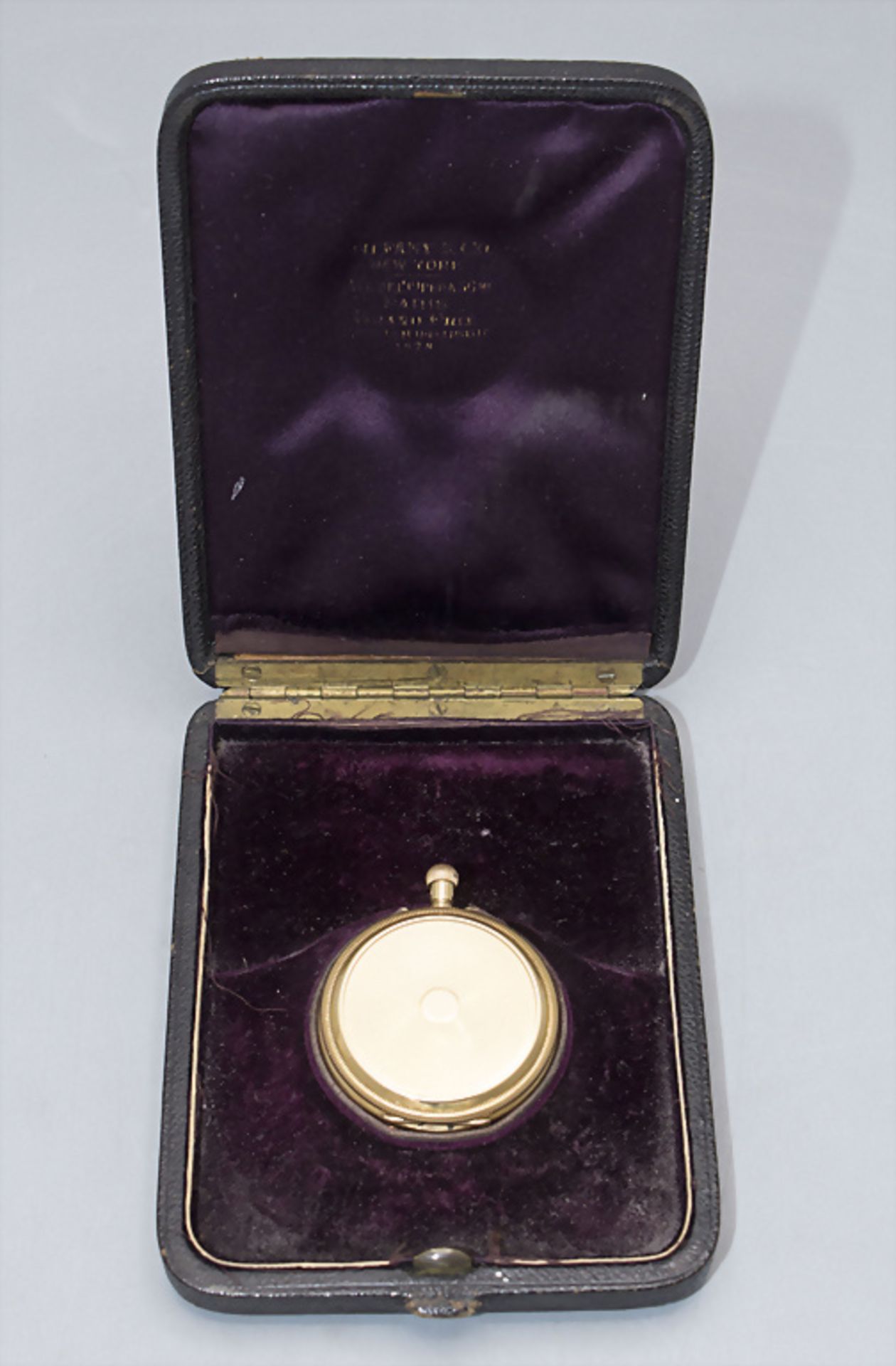 Savonette Taschenuhr / An 18 ct gold pocket watch, Tiffany & Co., New York, um 1910 - Image 2 of 7