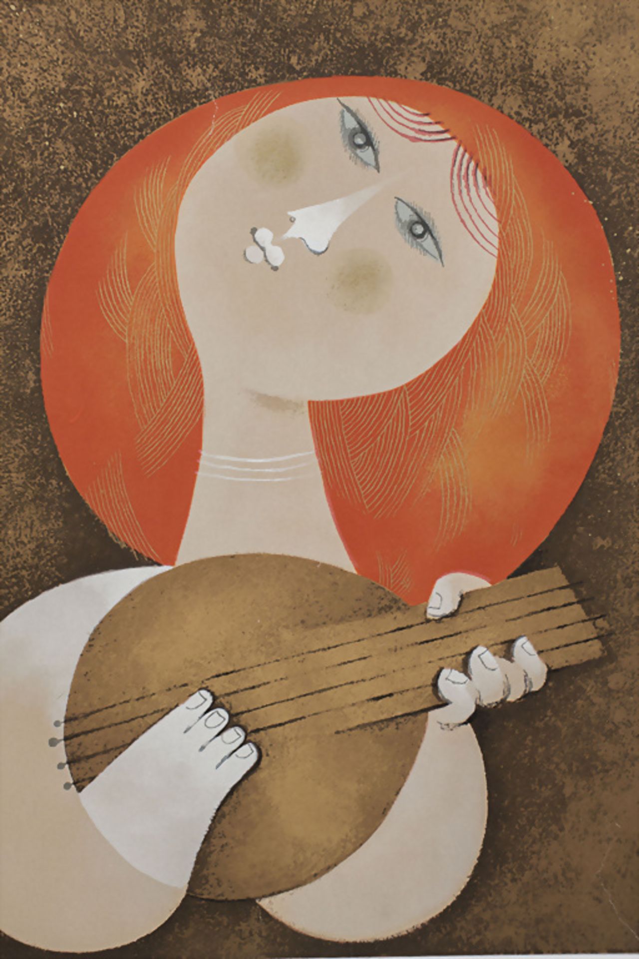 Sami BRISS (*1930), 'La Joueuse de mandoline', 20. Jh. - Image 6 of 9