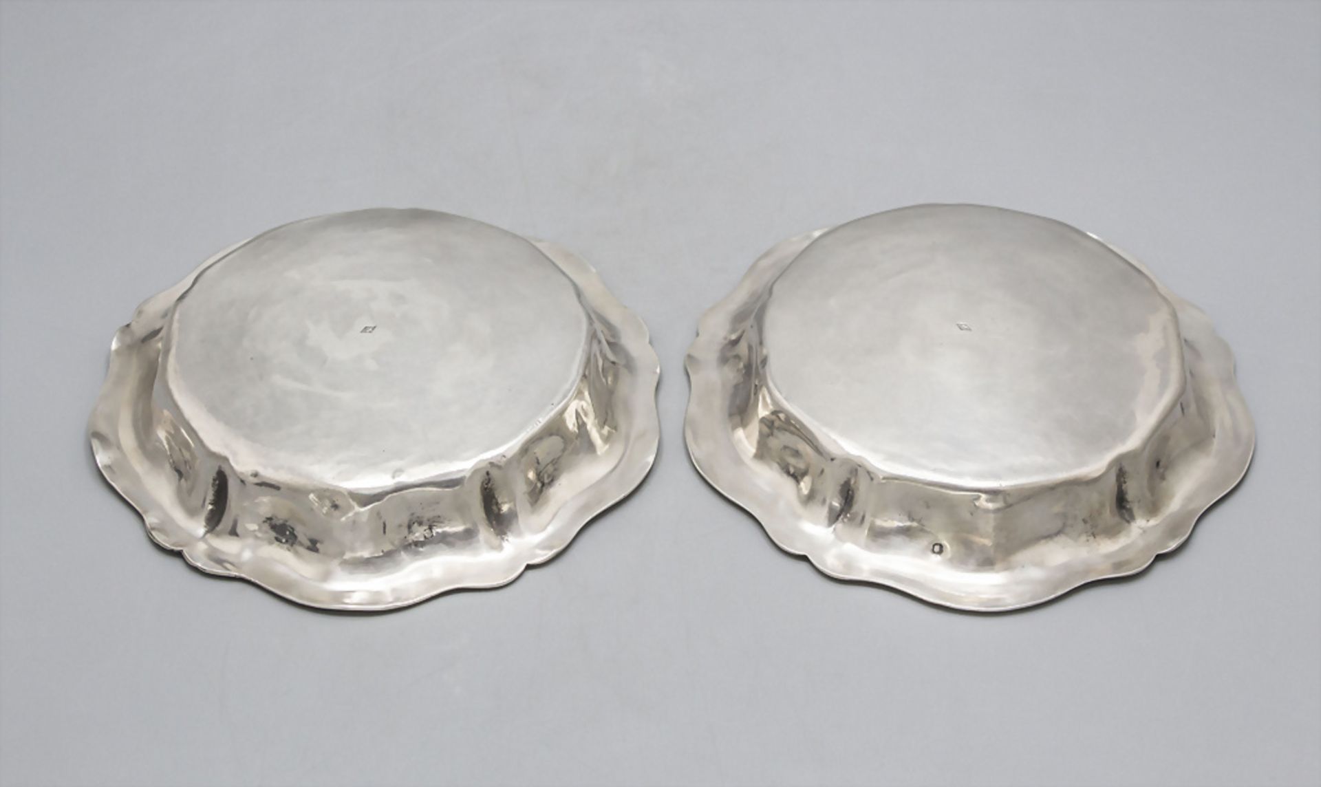 Paar Anbietschalen / A pair of silver serving dishes, Debain, Paris, um 1860 - Bild 2 aus 4