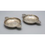Zwei Anbietschalen / Two silver serving bowls, Auguste Graux, Paris, nach 1840