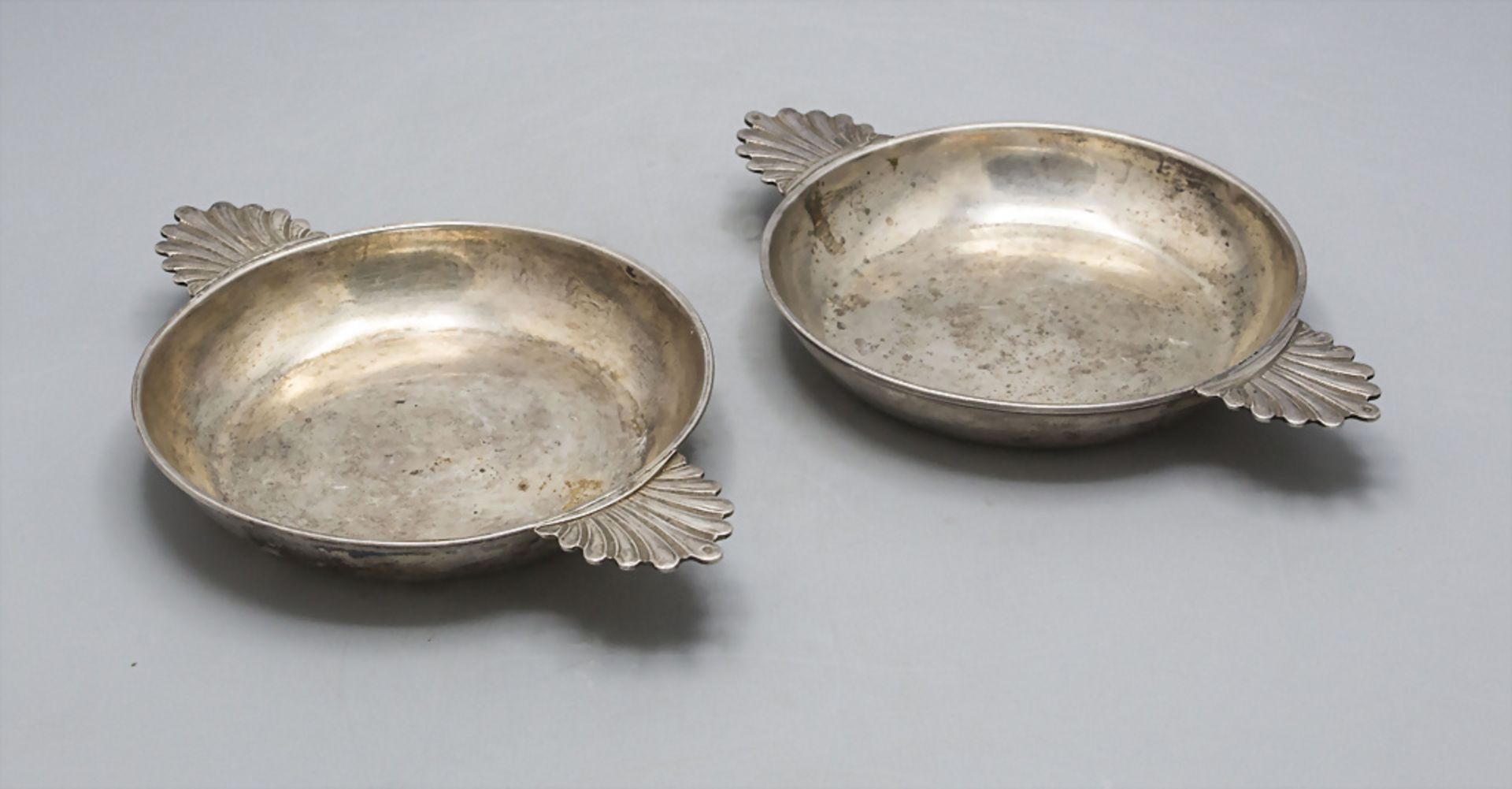 Zwei Anbietschalen / Two silver serving bowls, Auguste Graux, Paris, nach 1840