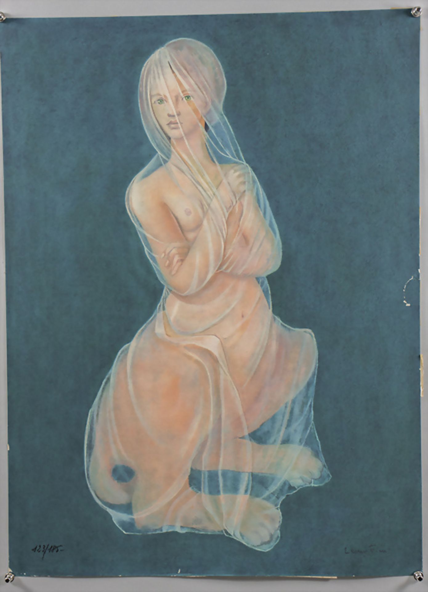 Leonor Fini (1907-1996), 'Die verhüllte Sphinx' / 'The veiled sphinx', 1970er Jahre - Image 2 of 8