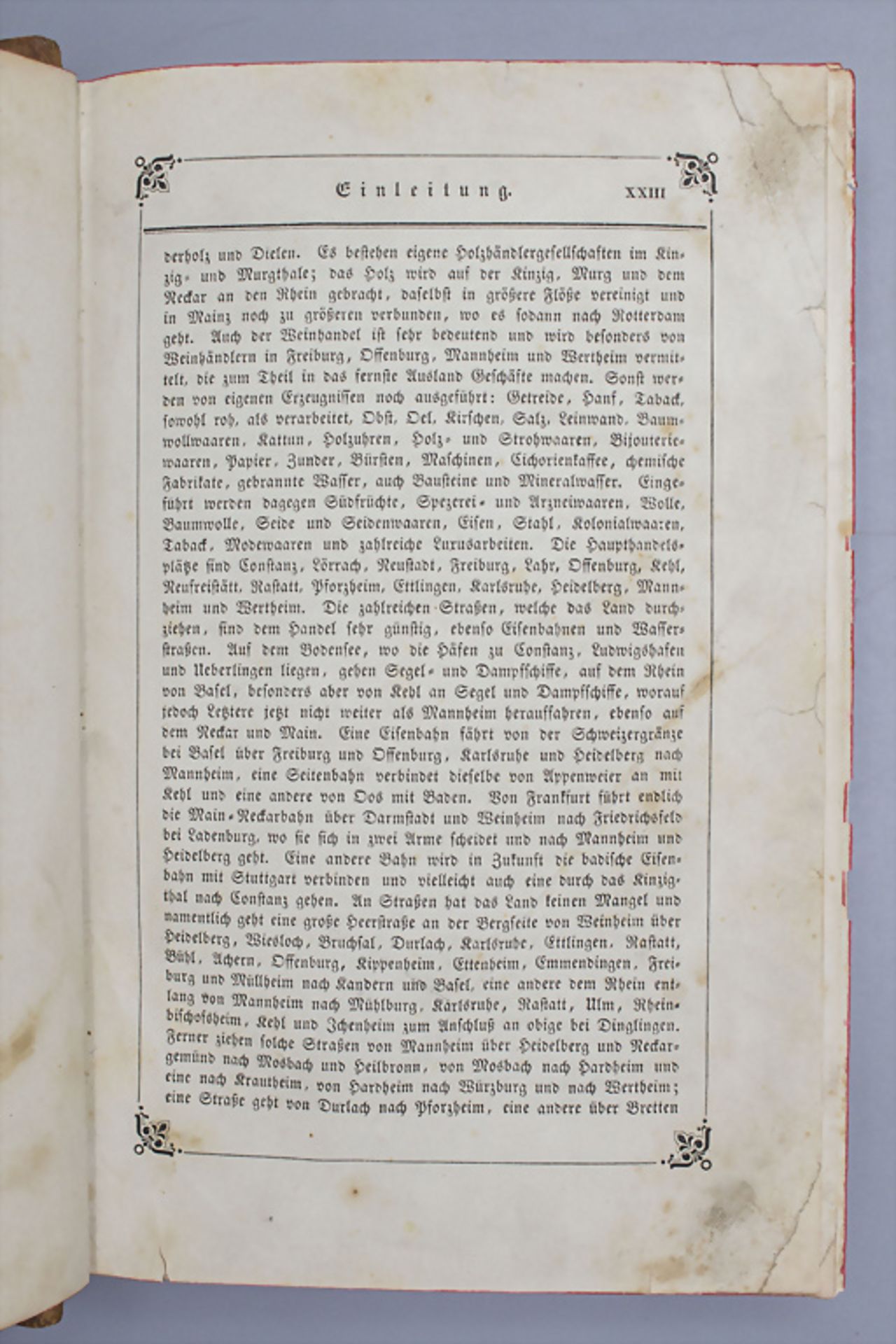 Badische Städte mit zahlreichen Stahlstichen / A book about Baden cities with numerous steel ... - Image 4 of 8