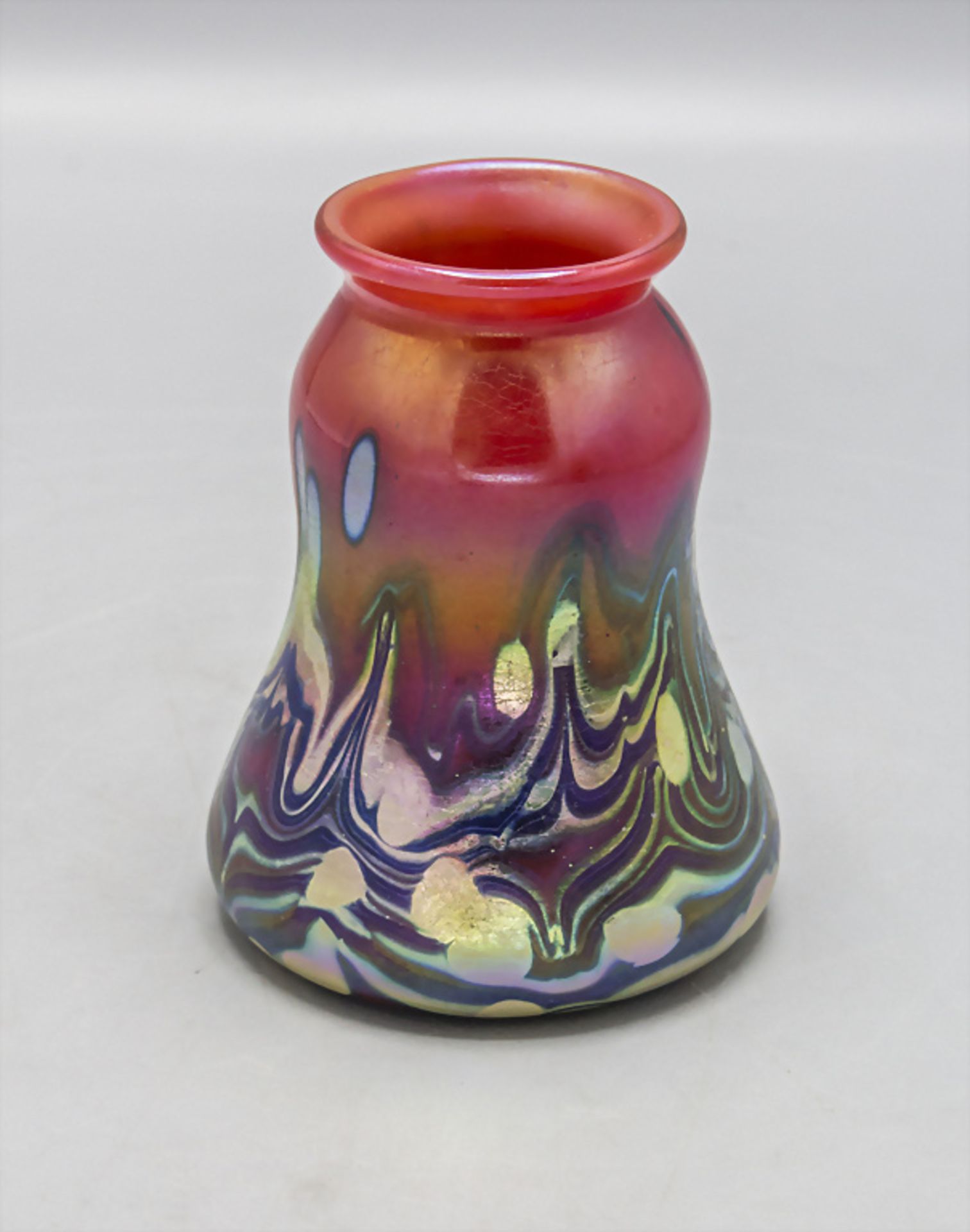 Jugendstil Vase / An Art Nouverau glass vase, Johann Loetz Witwe, Klostermühle, um 1900