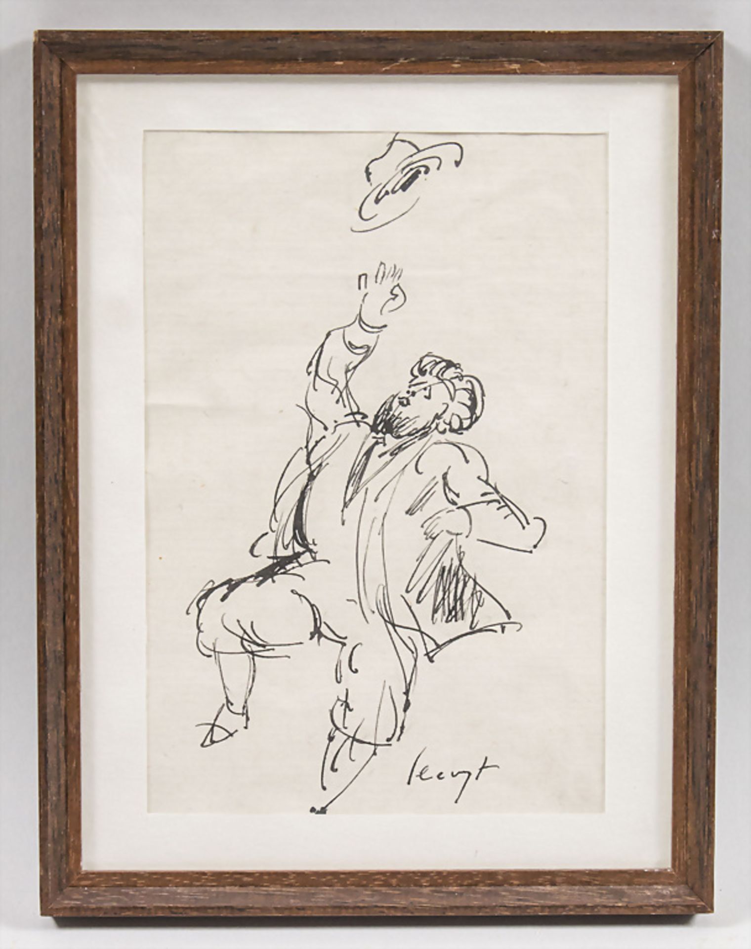 Max SLEVOGT (1868-1932), 'Der Hutwerfer' / 'The hat thrower' - Bild 2 aus 3