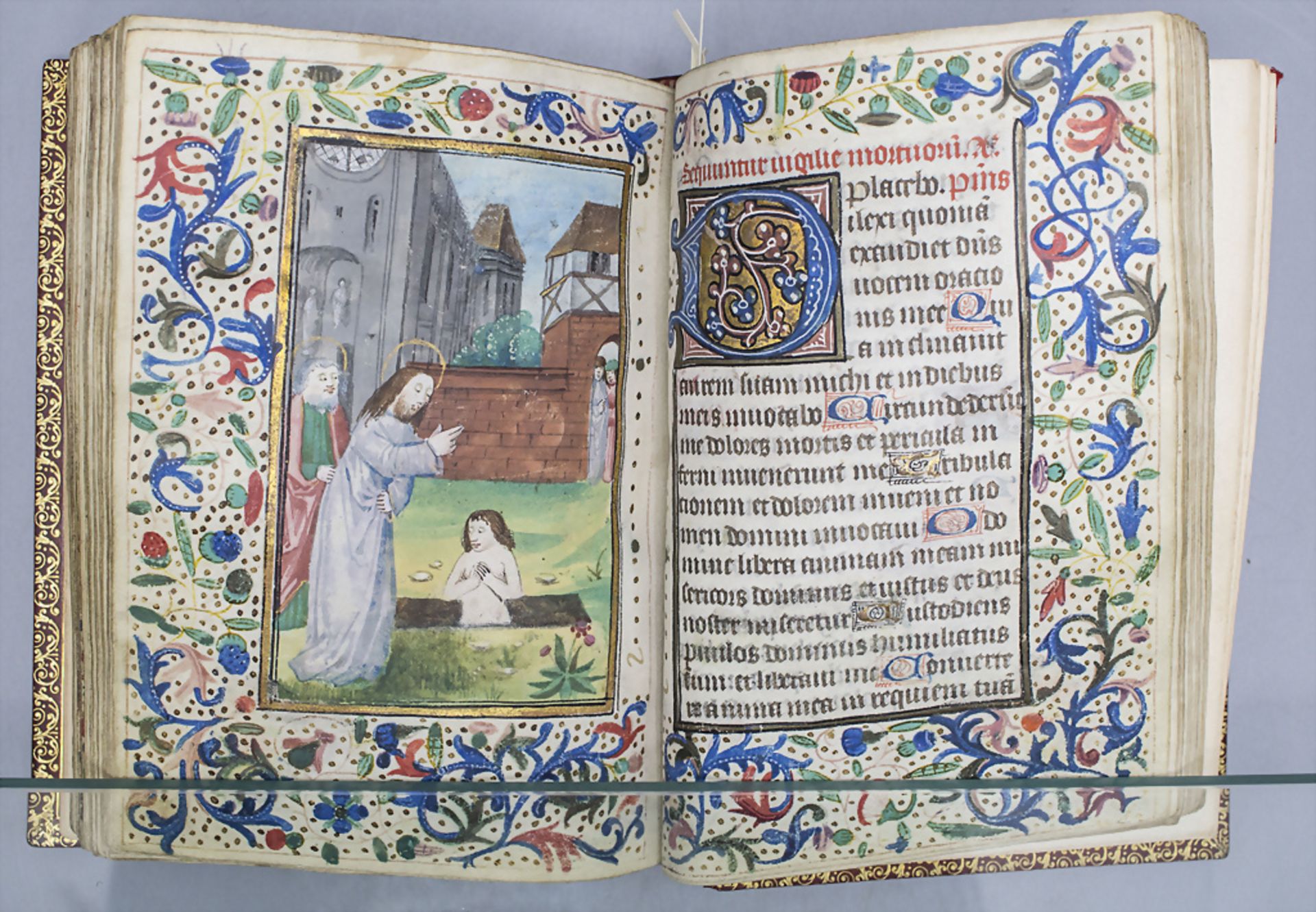 Pracht-Manuskript, Stundenbuch / A gothic splendid book of hours with illuminations, wohl ... - Bild 24 aus 33