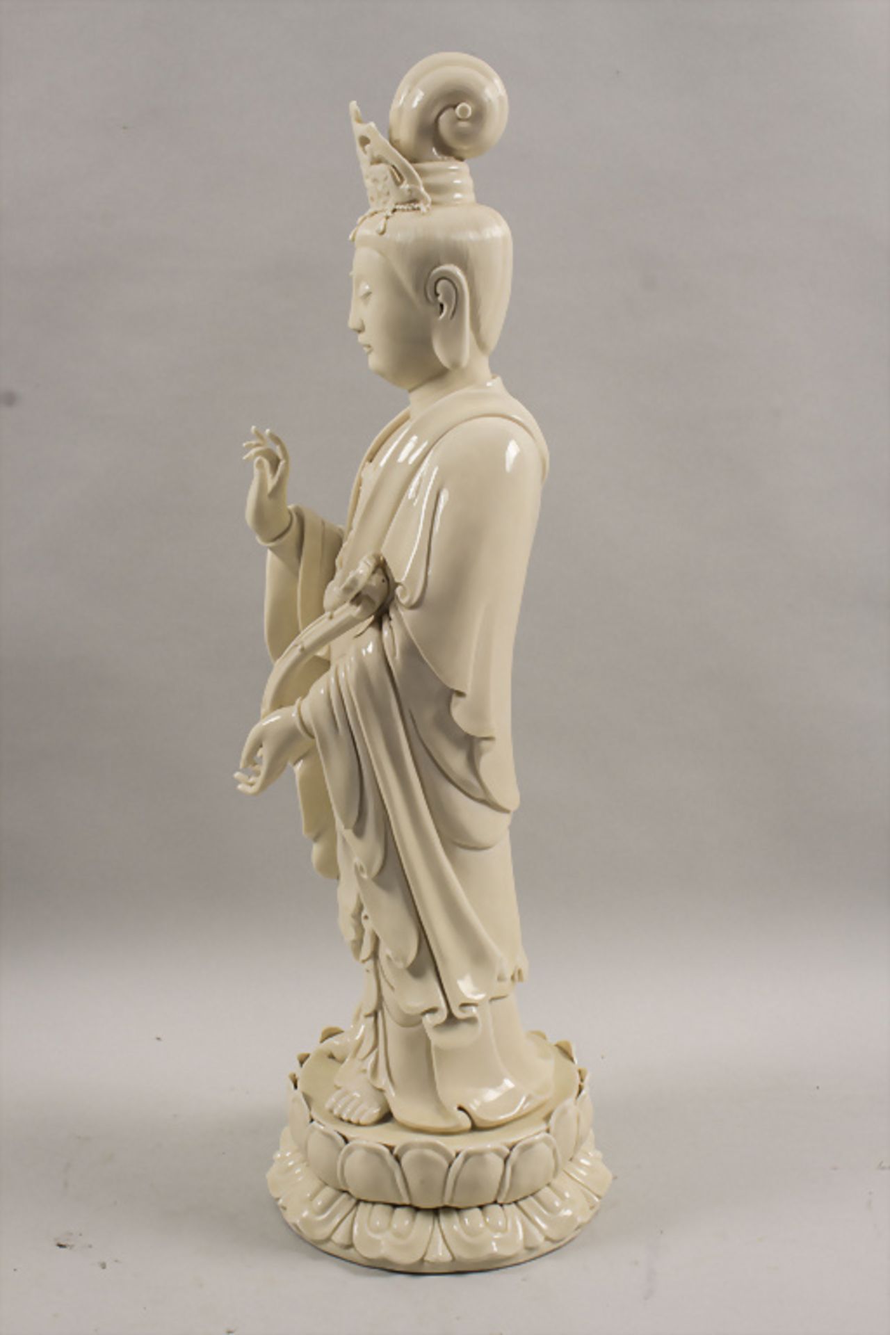 Songzi Blanc de Chine Guanyin, 20. Jh. - Image 5 of 9