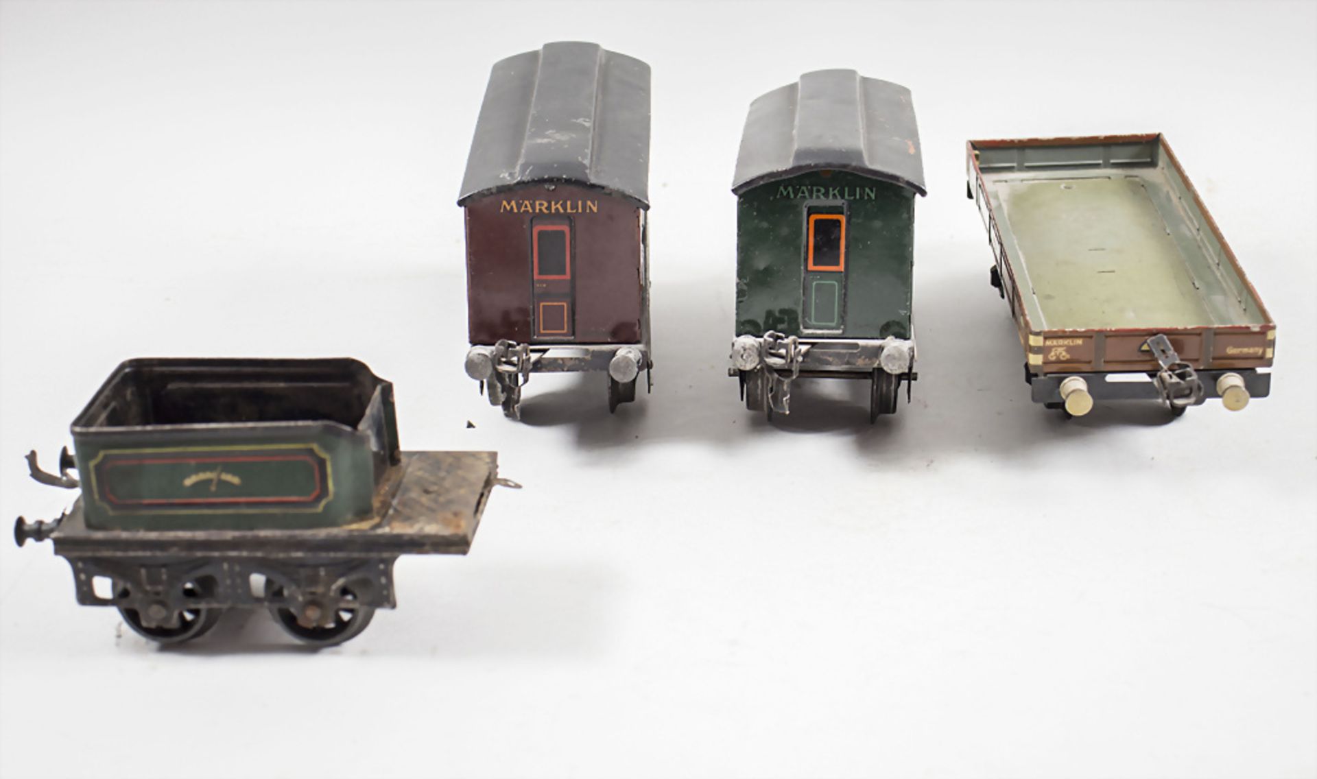 Konvolut Spur 1 'Deutsche Reichsbahn' 4 Waggons, 20. Jh. - Bild 2 aus 7