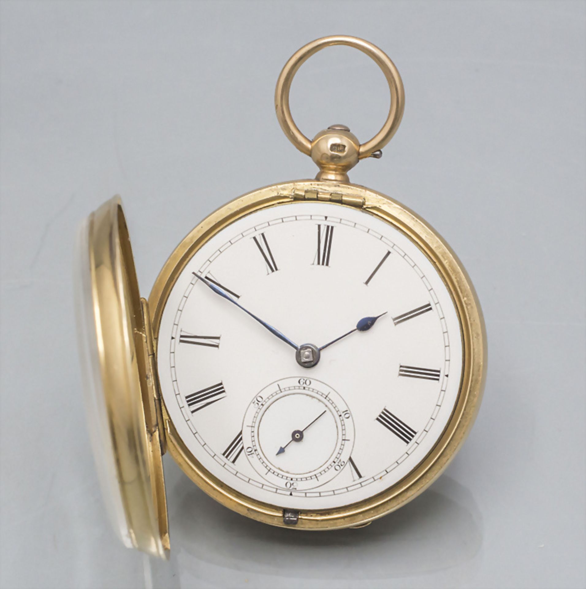 Offene Taschenuhr / An 18 ct gold open faced pocket watch, Hugh Wilkie, Glasgow, um 1900 - Bild 2 aus 8