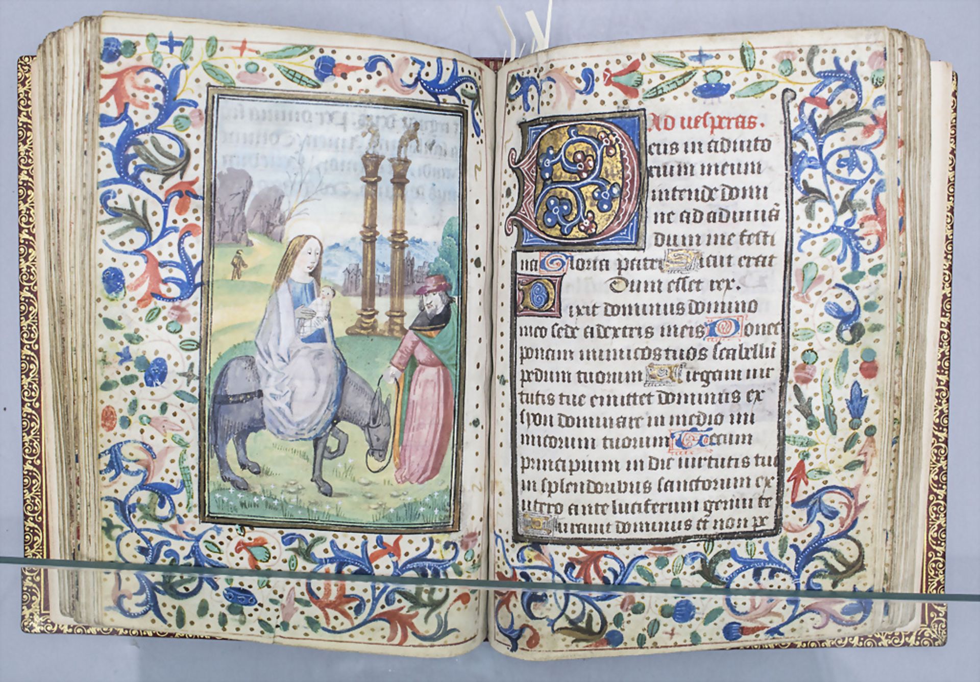 Pracht-Manuskript, Stundenbuch / A gothic splendid book of hours with illuminations, wohl ... - Bild 21 aus 33