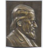 Hermann Siedentop (1864-1943), Bronze Porträt / A bronze portrait, um 1930