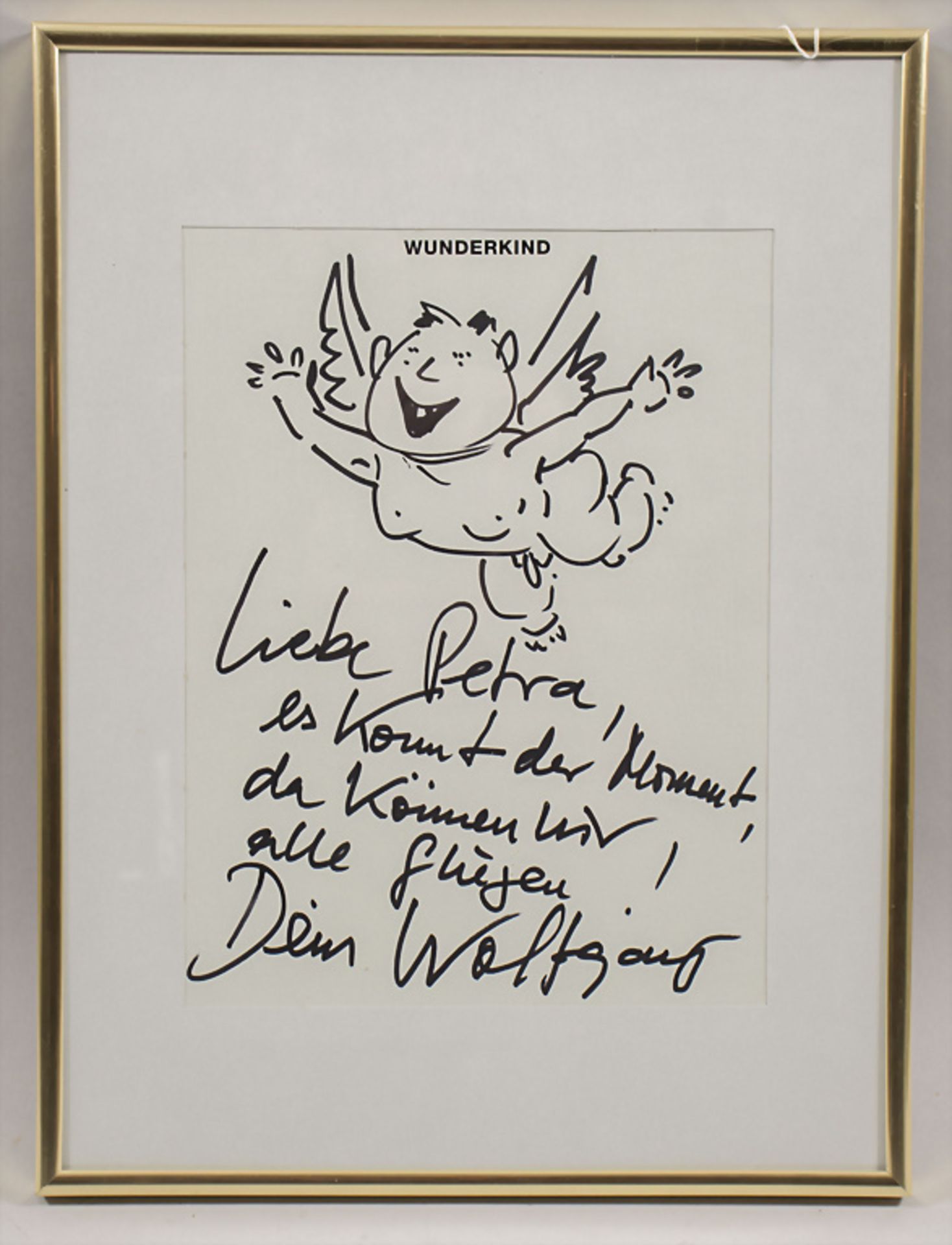 Autograph und Zeichnung Wolfgang Joop (*1944) - Bild 2 aus 3