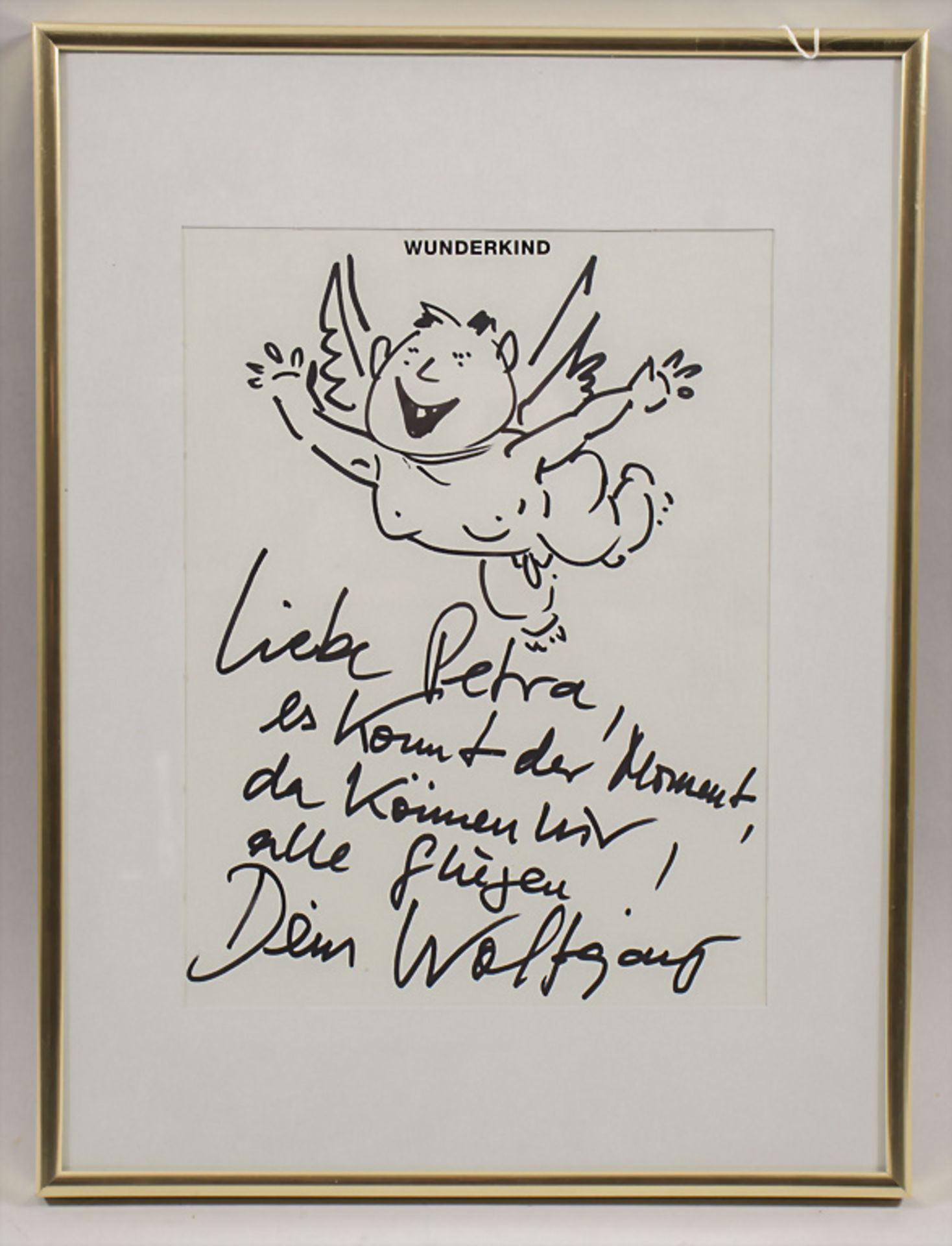 Autograph und Zeichnung Wolfgang Joop (*1944) - Image 2 of 3