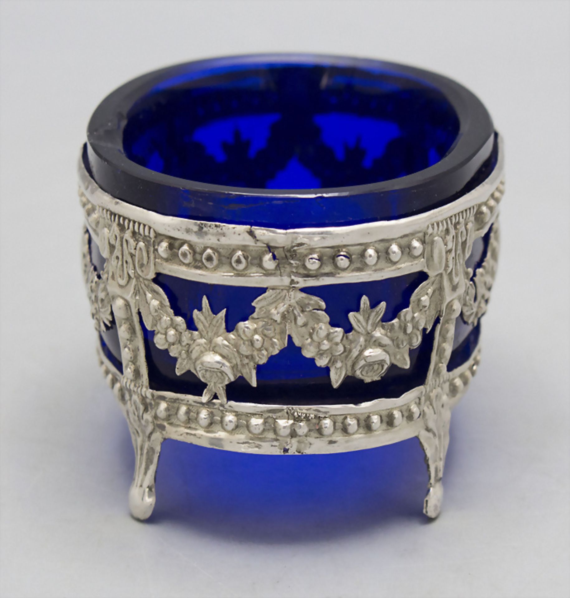 Louis XVI Saliere / Gewürzschälchen / A Louis Seize silver salt cellar, Paris, 1782/83 - Bild 4 aus 5