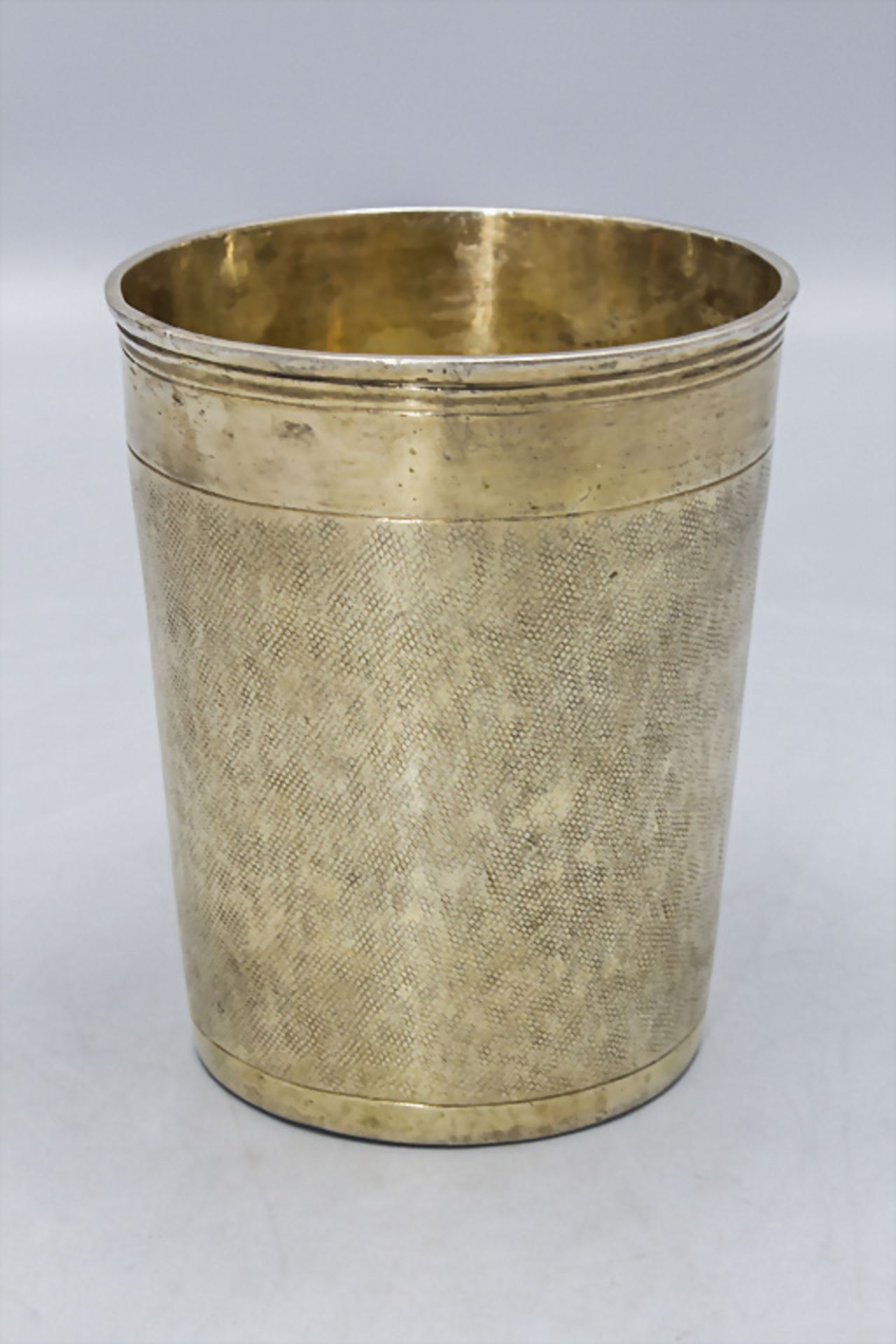 Schlangenhautbecher / A snake skin silver beaker, Daniel Hoffmann, Freiburg im Breisgau, 1678-1702