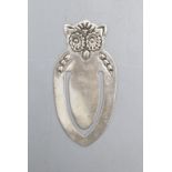 Eule als Lesezeichen / A silver owl as bookmark, Albert Bodemer, Ende 20. Jh.