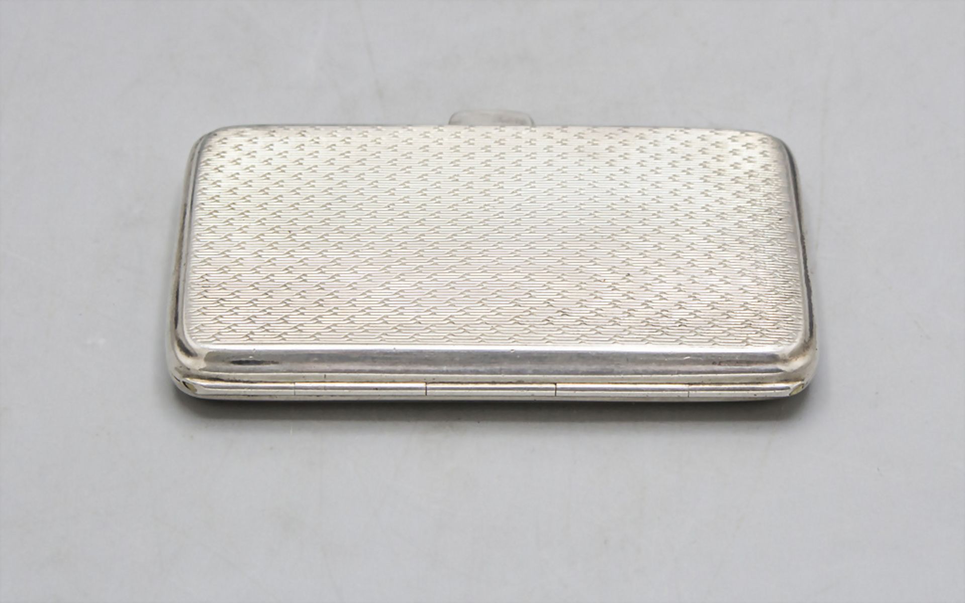 Art Déco Zigarettenetui / An Art Deco silver cigarette case, E.J. Trevitt & Sons, Chester, 1923 - Bild 2 aus 5