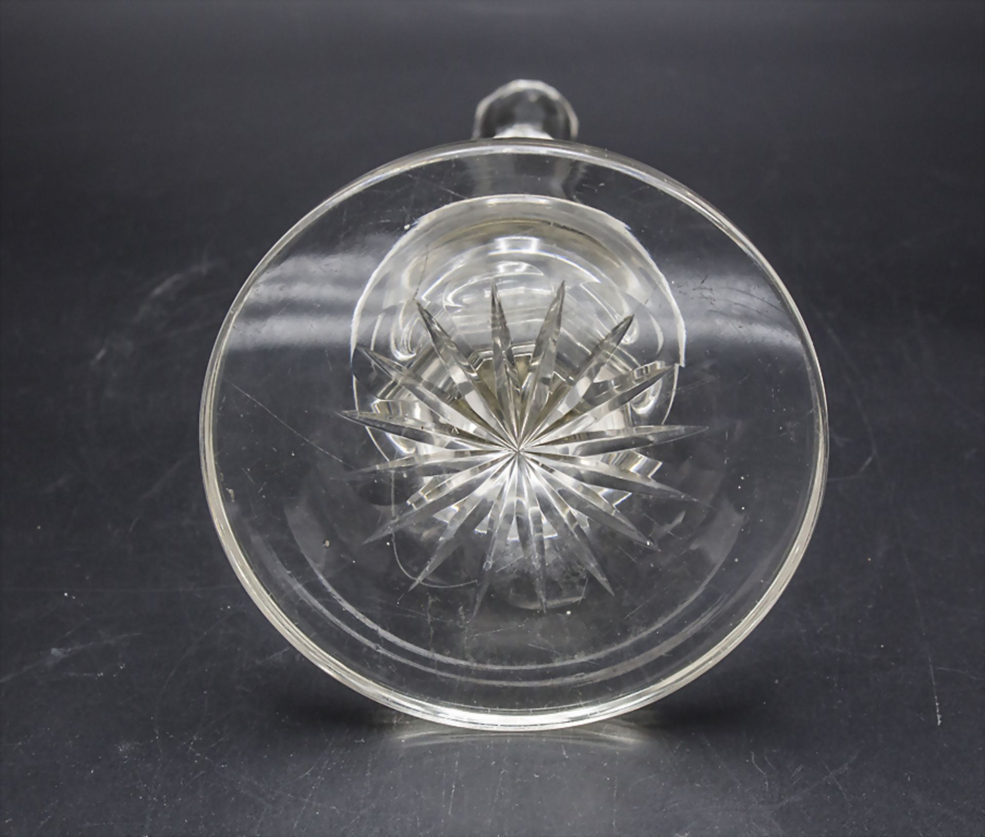 Hut- oder Perückenständer aus Glas / A crystal glass hat or wig holder, Frankreich, Ende 19. Jh. - Image 3 of 3