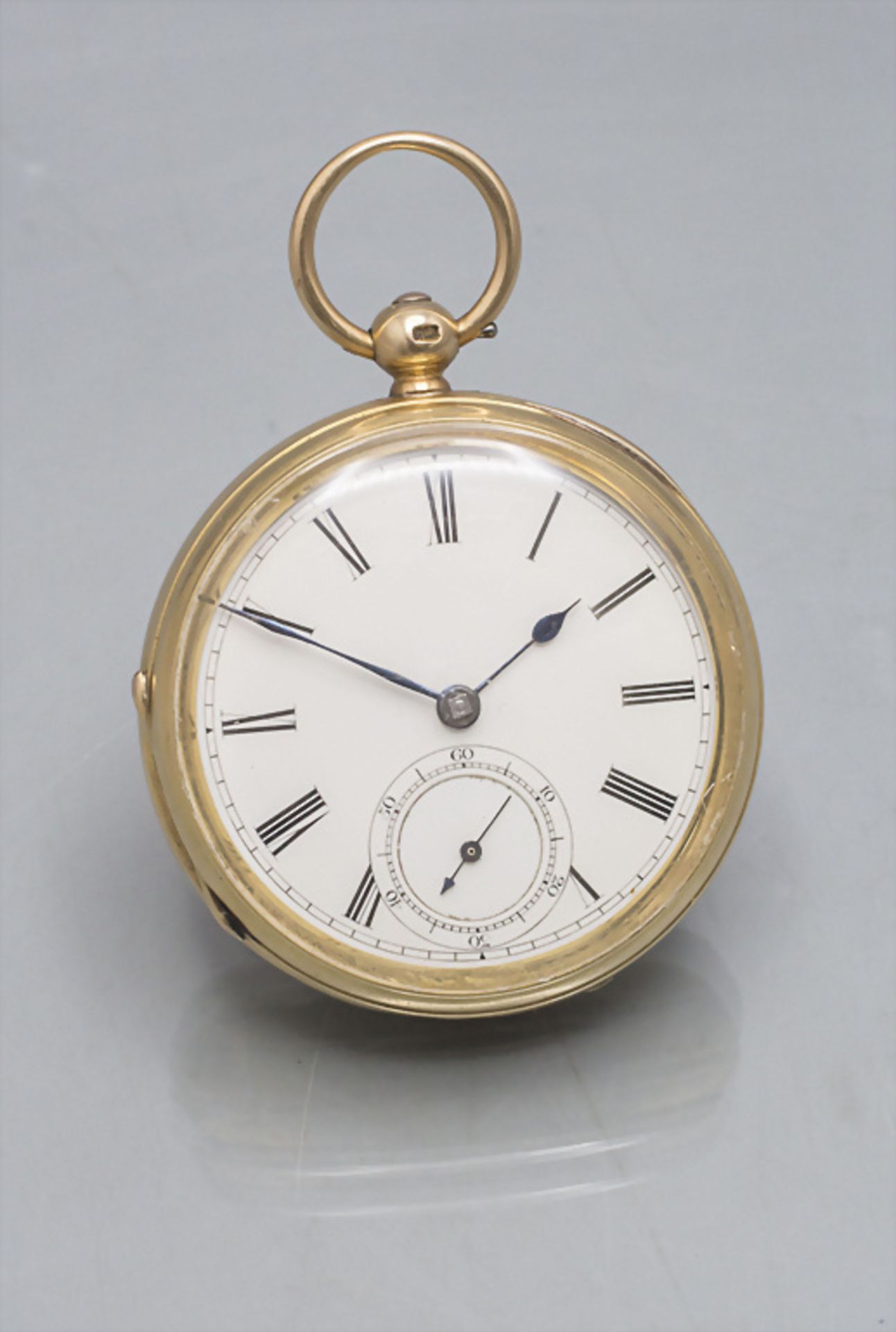 Offene Taschenuhr / An 18 ct gold open faced pocket watch, Hugh Wilkie, Glasgow, um 1900