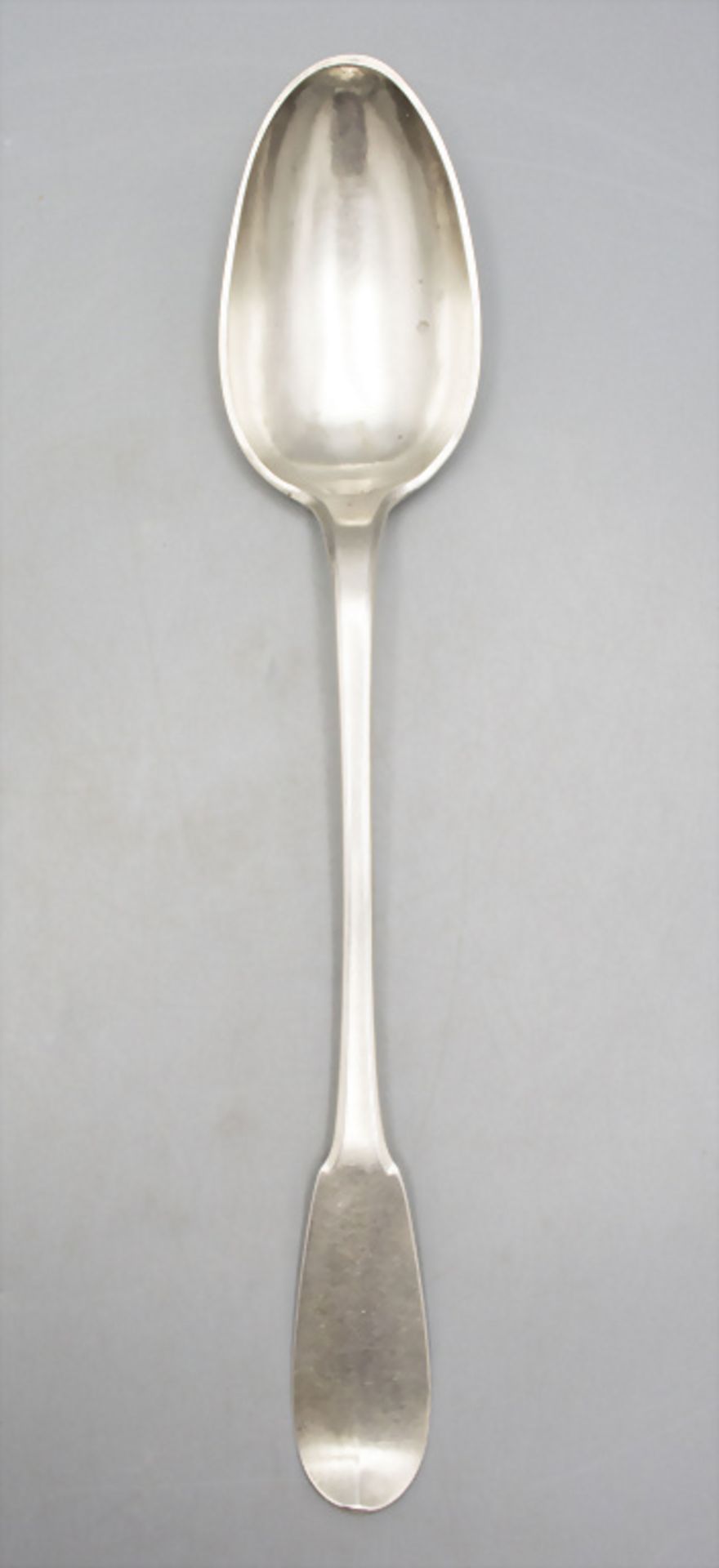 Ragout Löffel / Cuillère à ragout en argent massif / A large silver serving spoon, J. Reynaud, ...